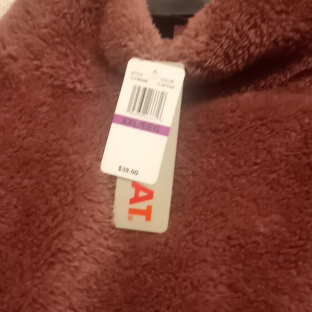 #16. Fleece Mock-Neck Mauve - Picture 4 of 5